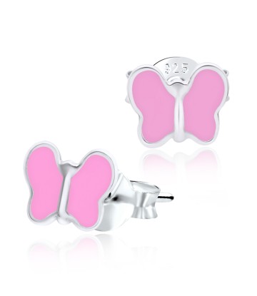 Tiny Butterfly Silver Stud Earring STE-660